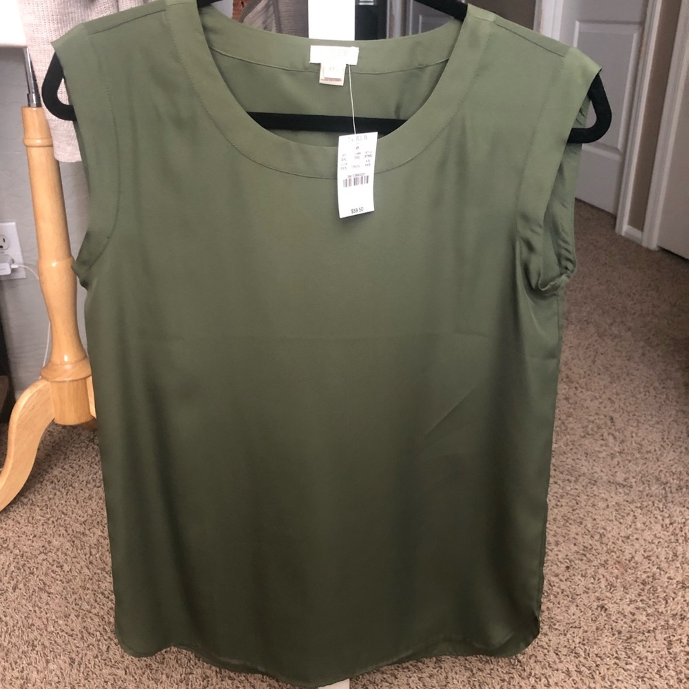 J Crew Sleeveless Blouse